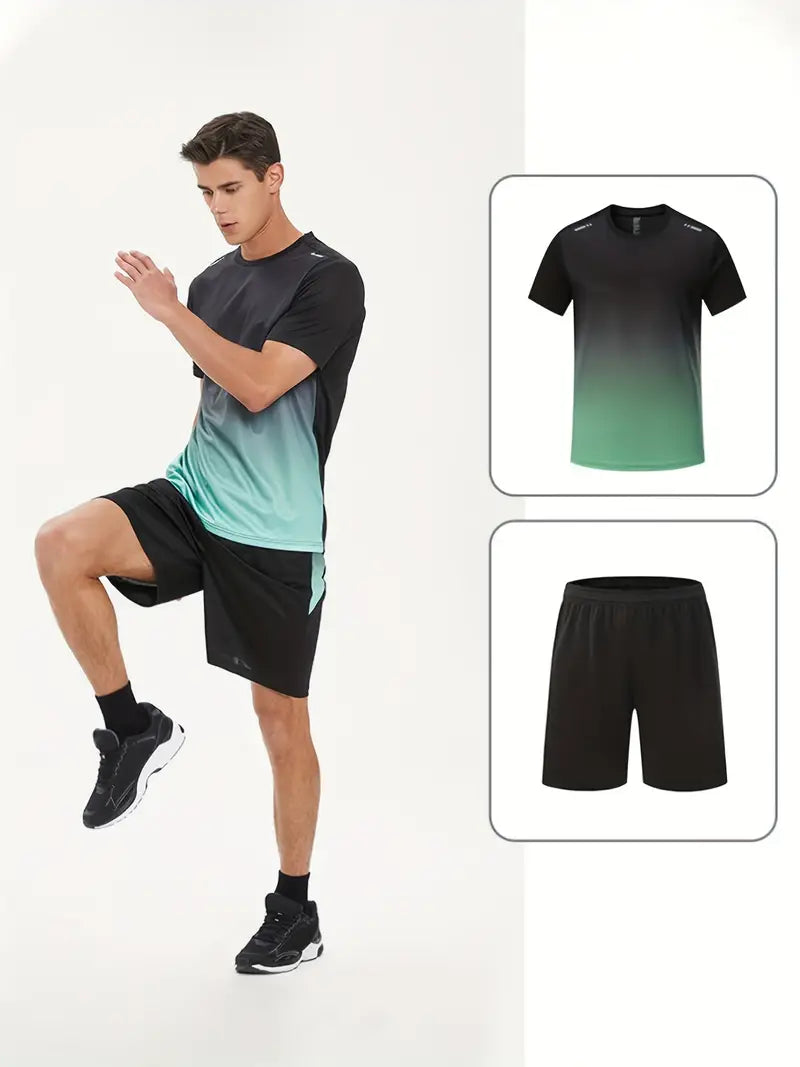 Zweiteiliges atmungsaktives Herren-Sportset – Jarek (1 Kaufen, 1 Gratis)