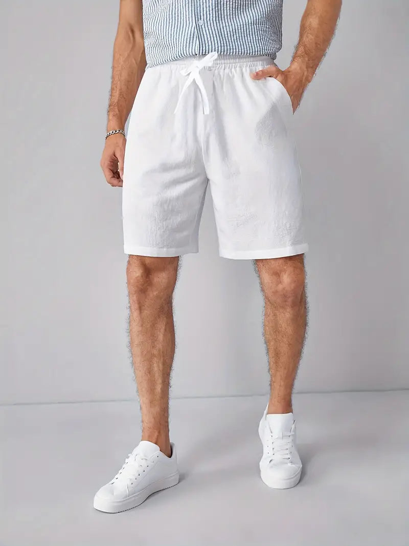 Gerald - Herren-Shorts aus Baumwolle mit Kordelzug