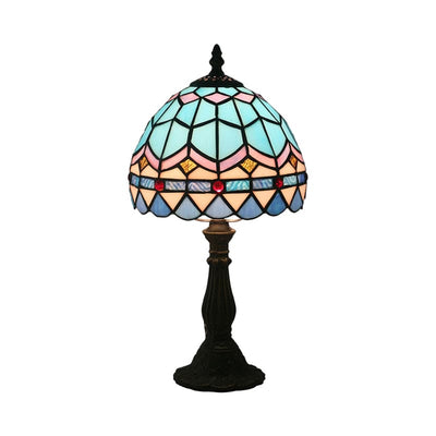 VintageGlow Tiffany-inspirierte Tischlampe