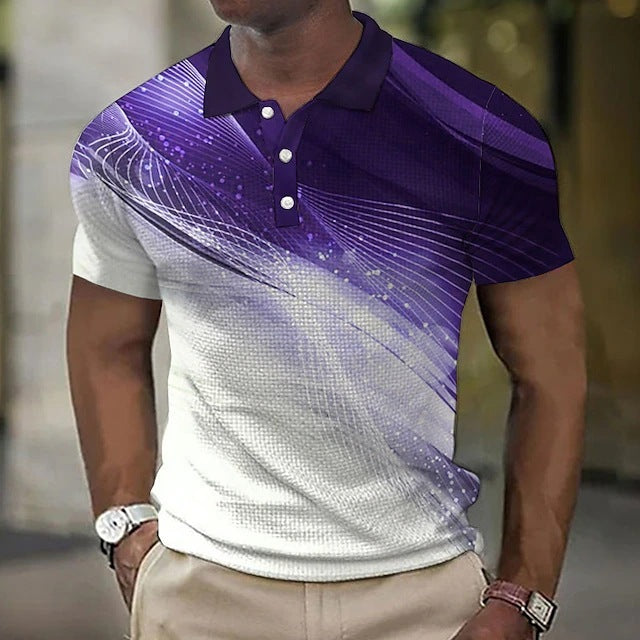 Emilio - Poloshirt mit Farbverlauf in modernem Design