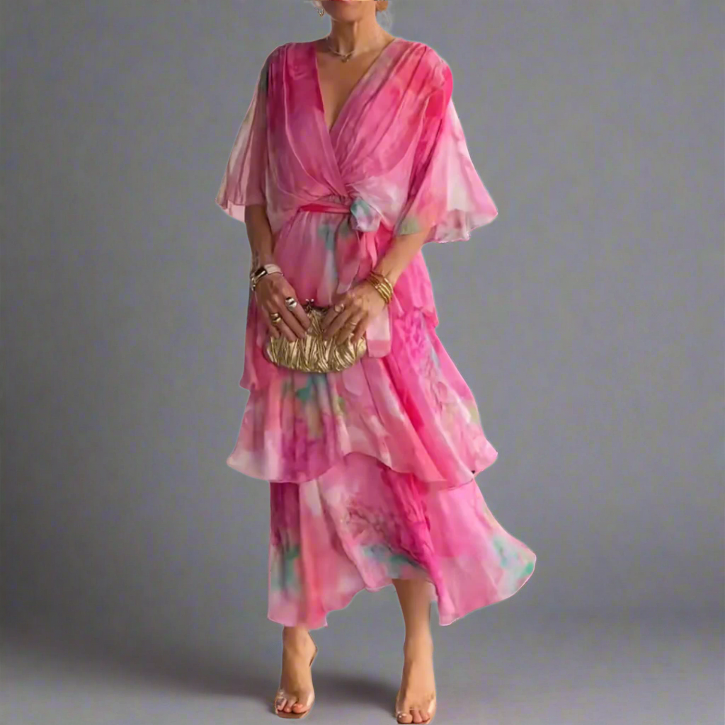 Helena | Elegantes Chiffonkleid für den Sommer