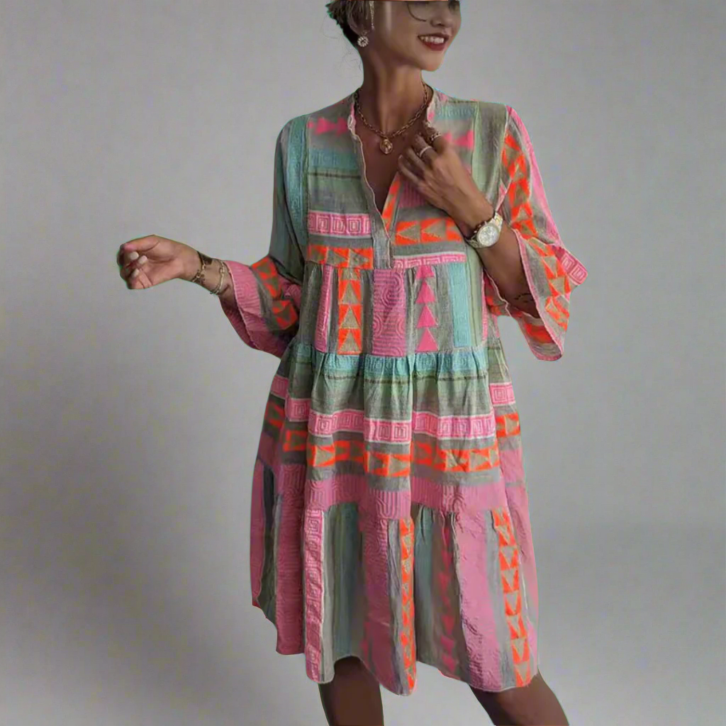 Britta | Sommerkleid aus Baumwoll-Leinen