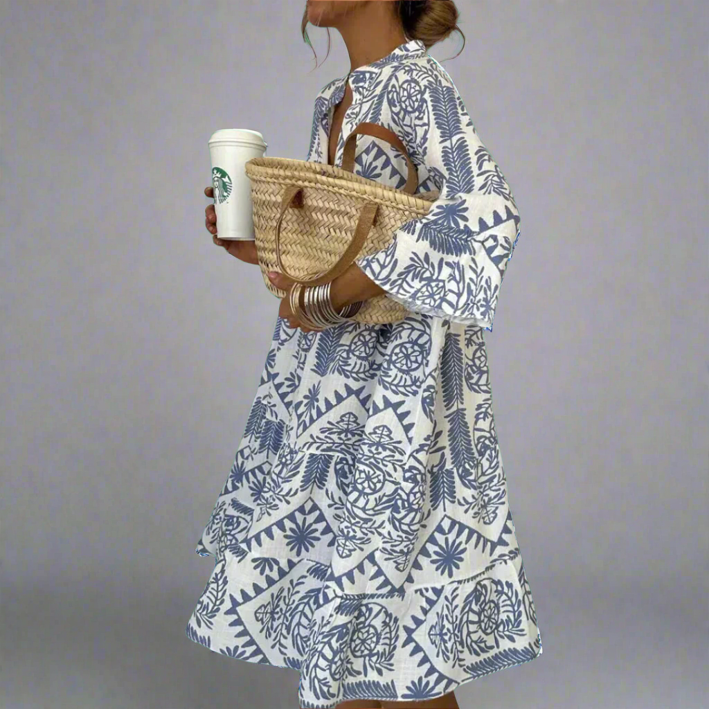 Brelindis | Modisches Druckkleid für jede Gelegenheit