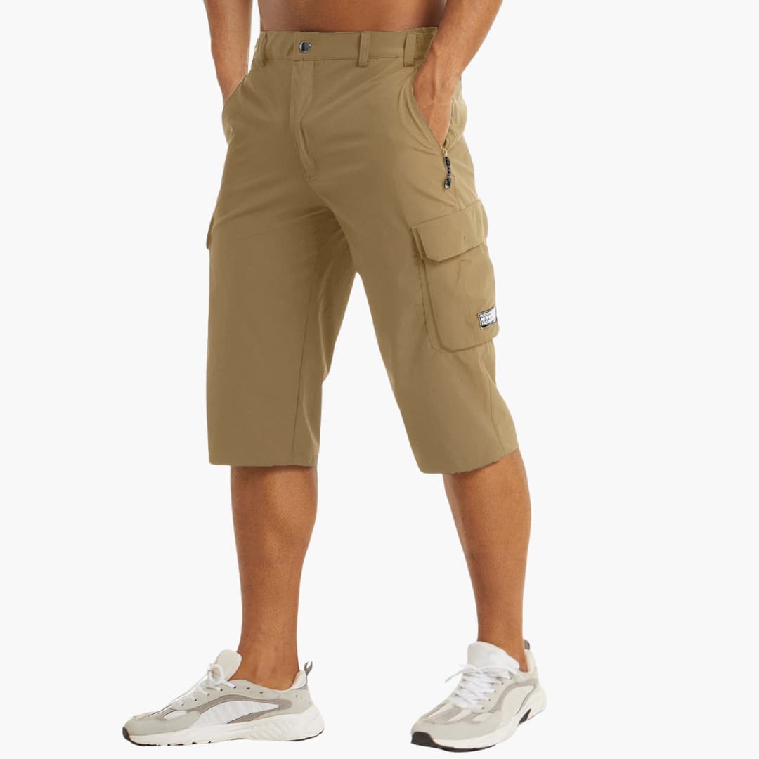 Herren Bermuda Cargo Shorts mit Taschen für Sommer Outdoor
