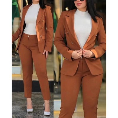 Blazer und Hosenset für Damen