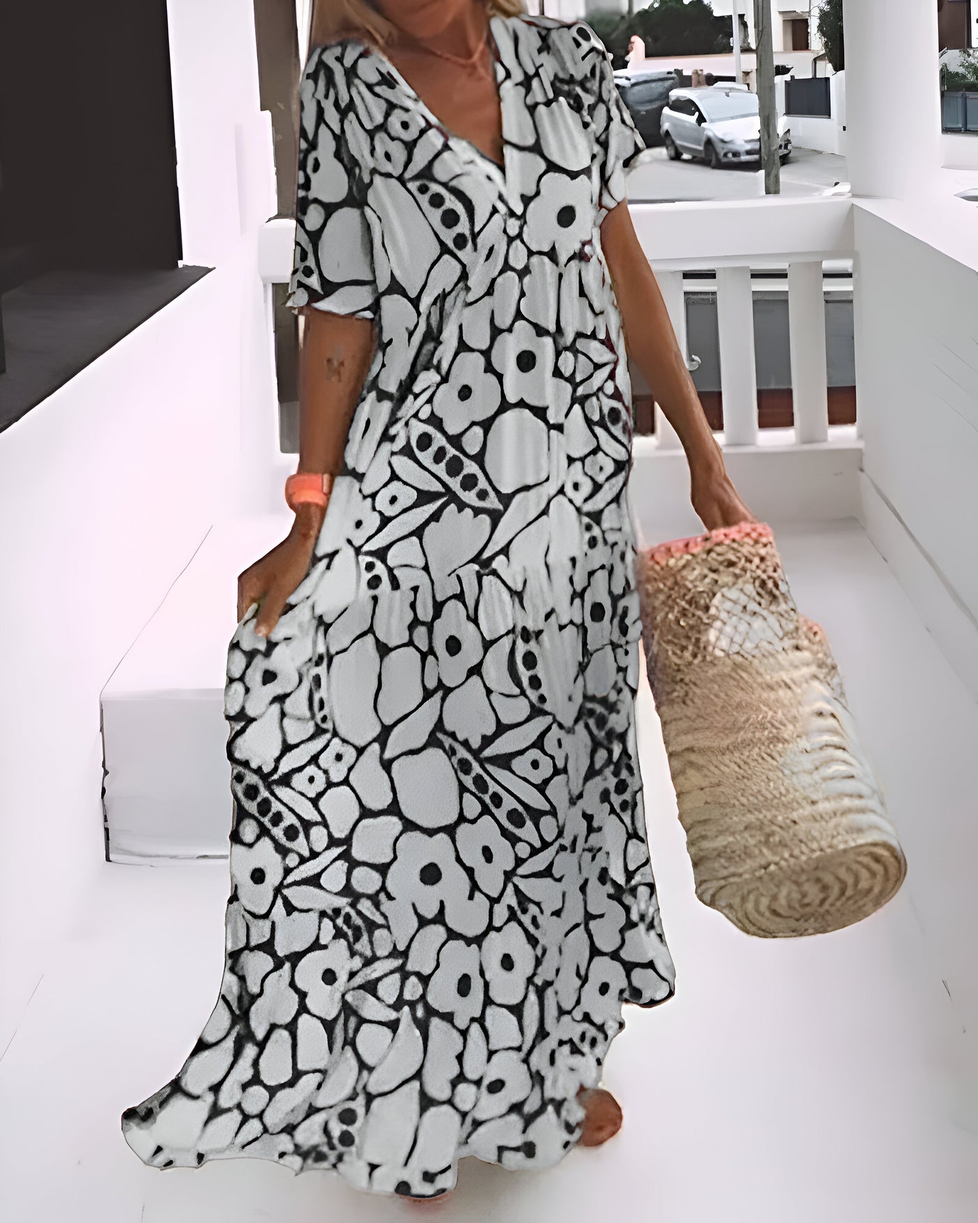 Charlotte - Bedrucktes Midikleid