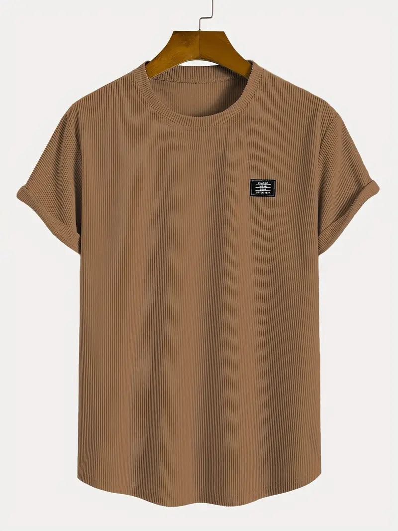 Sabin - Herren Casual Rundhals-Shirt