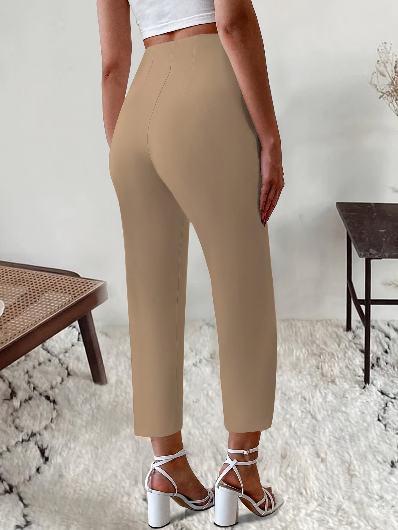 Lina Elegante Hose mit hoher Taille und eleganter schlanker Passform für Damen