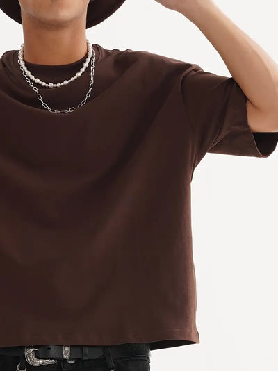 Anton - Lässiges übergroßes Baumwoll-T-Shirt für Herren