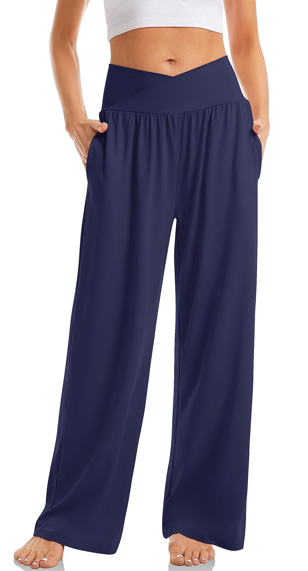 Jane – Damen Cross Waist Yoga-Hose Sporthose
