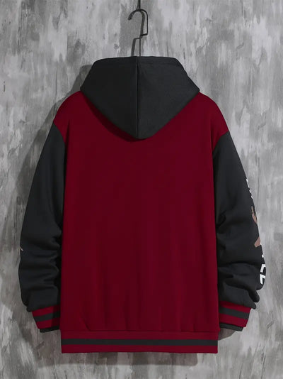 Baseballjacke mit Kapuze für Herren