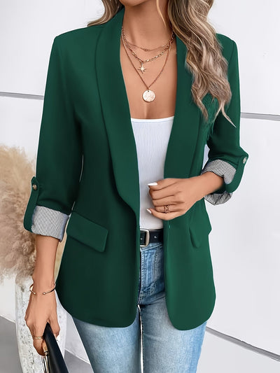 Stilvoller Blazer mit Roll Up Ärmeln für Damen