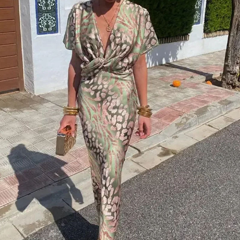 Dawn – Elegantes Damenkleid mit Druck