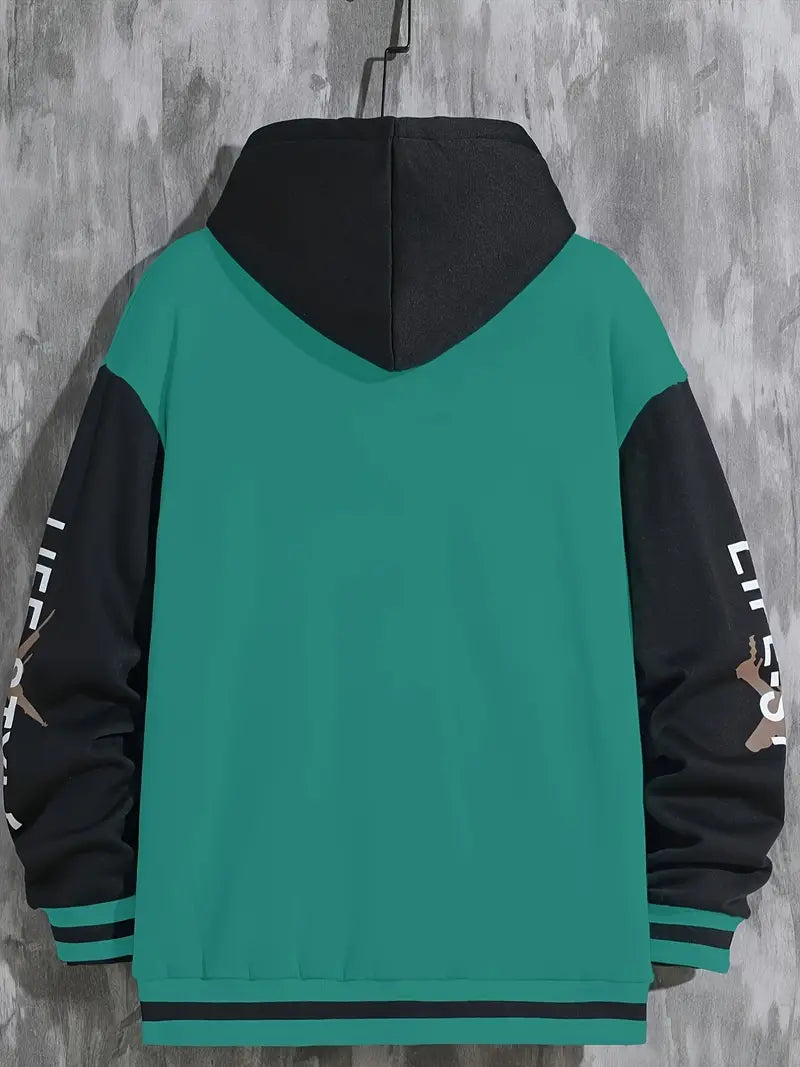 Baseballjacke mit Kapuze für Herren