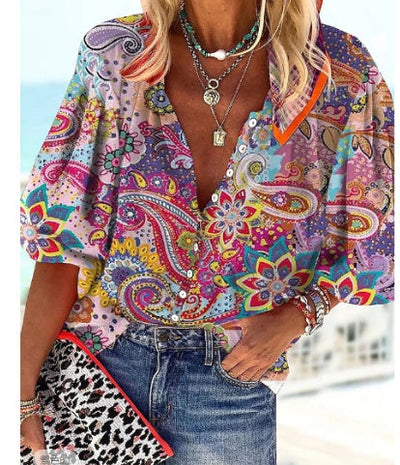 Julia – Damenhemd mit personalisierten Mustern