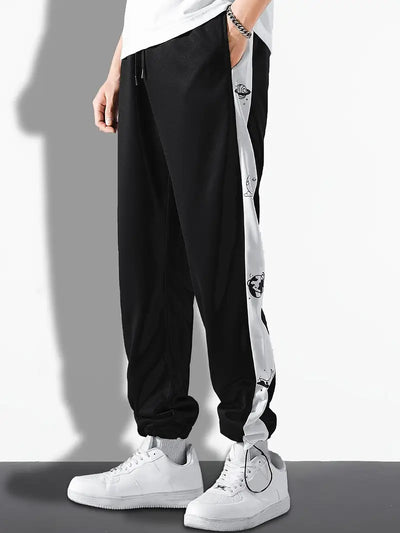 Gary - Elastische Herrenhose mit Kordelzug