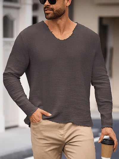 Benson - Modisches Sommer Hemd Mit Langen Ärmeln