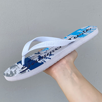 Damen Leichtes Lässiges Sommer Sandalen – Stylisch, Graffiti-Design & Bequem