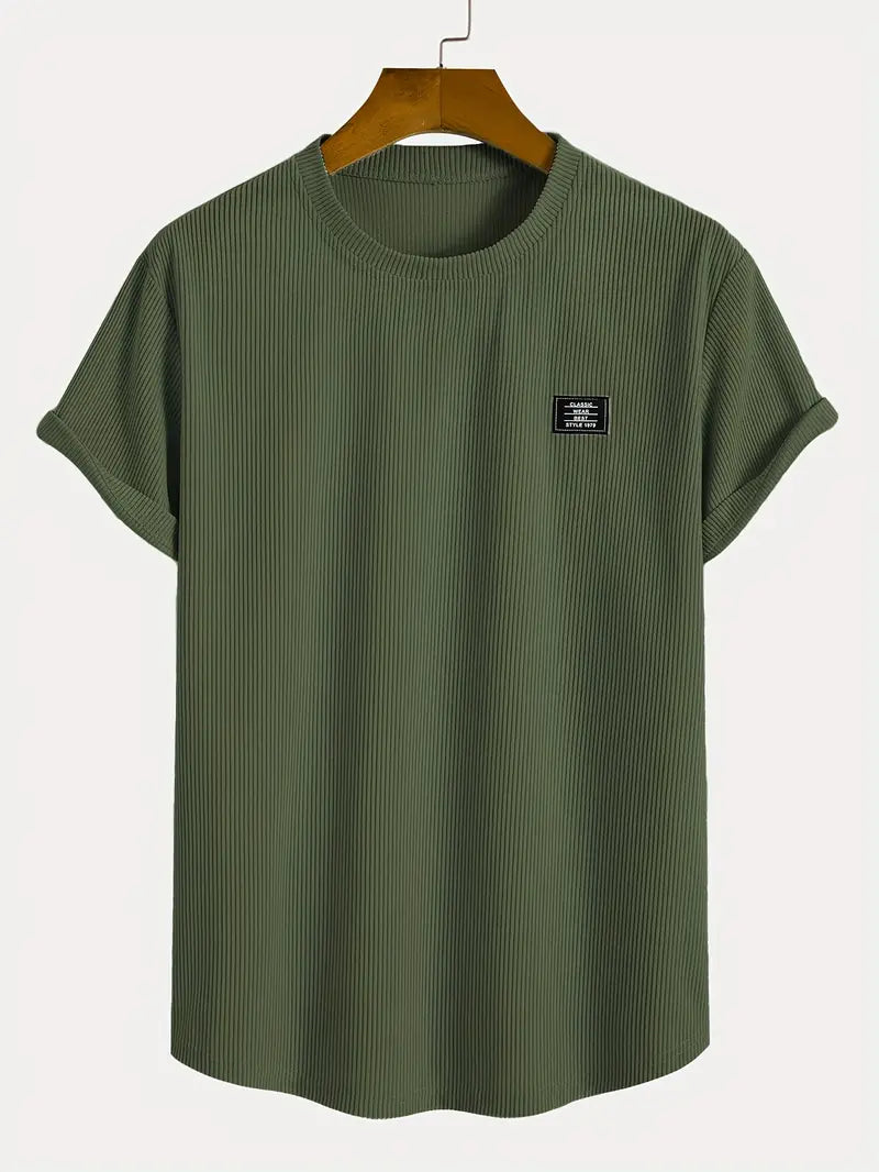 Sabin - Herren Casual Rundhals-Shirt