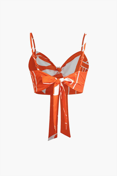 Bailey | Zweiteiler mit Knoten-Top & Bambusprint-Hose