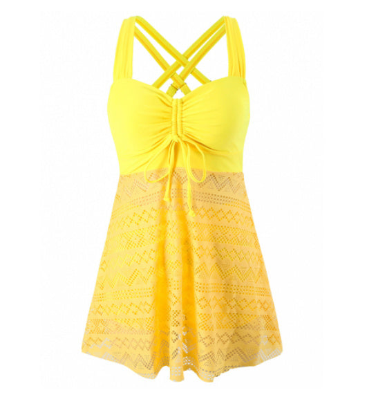 Sue – Rückenfreier Einteiler mit Schnürung