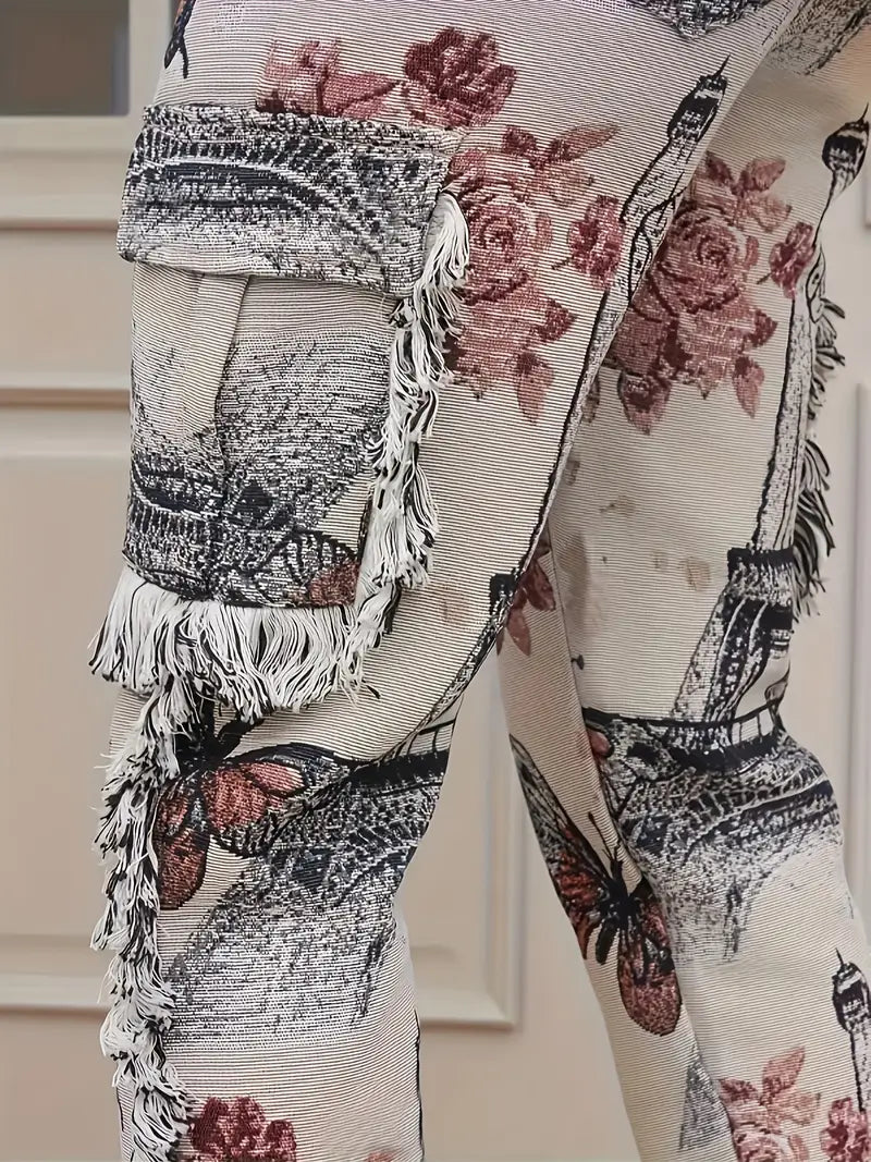 Winslow - Herren-Jeans mit Blumenmuster