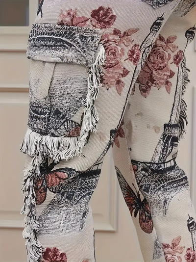 Winslow - Herren-Jeans mit Blumenmuster