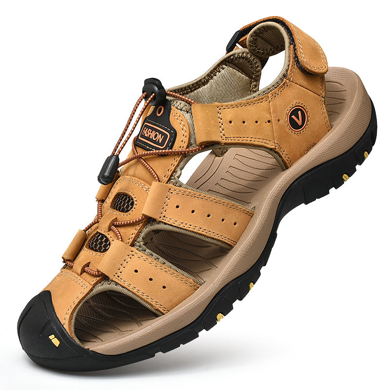 Warren – Modische Herren-Sandalen aus veganem Leder für den Outdoor-Sport