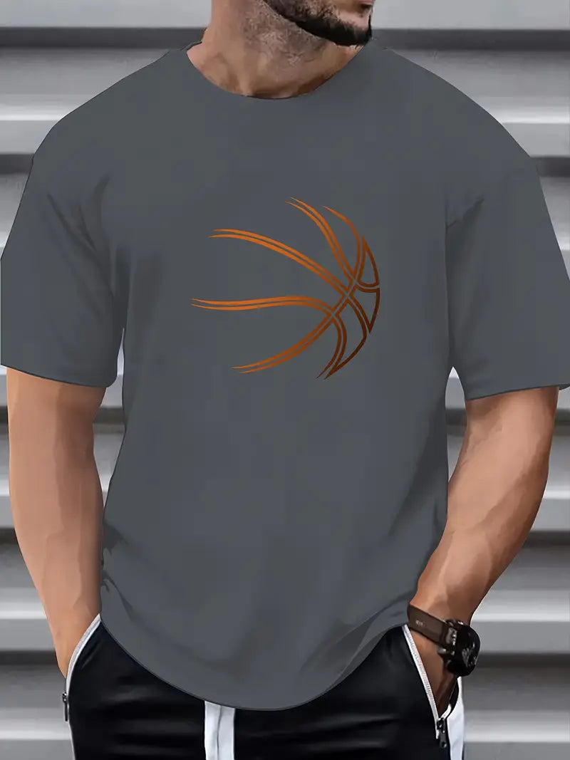 Alfred - Basketball-T-Shirt für Männer mit Aufdruck