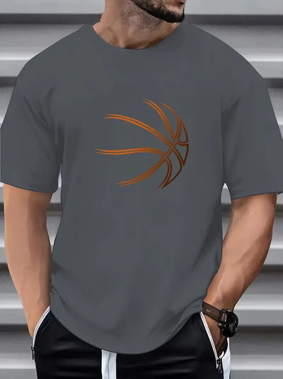 Alfred - Basketball-T-Shirt für Männer mit Aufdruck