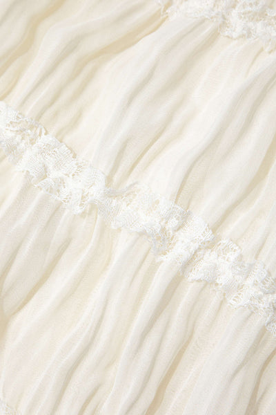 Elise | Romantisches Zweiteiler-Set mit Plissee-Top & Maxirock