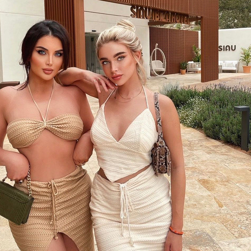 Valentina - Set aus gehäkeltem Rock und Oberteil