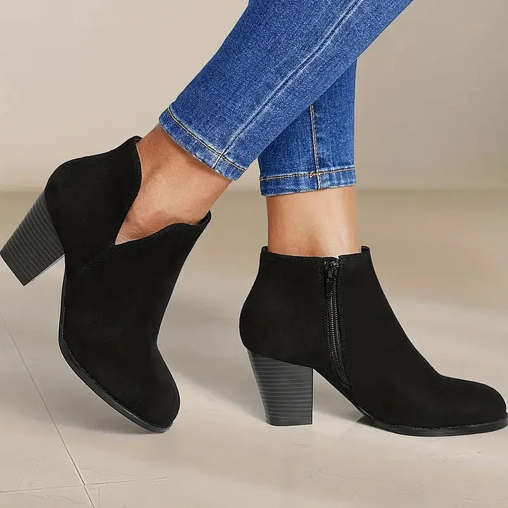 SOPHIE - Damen-Stiefeletten mit Blockabsatz