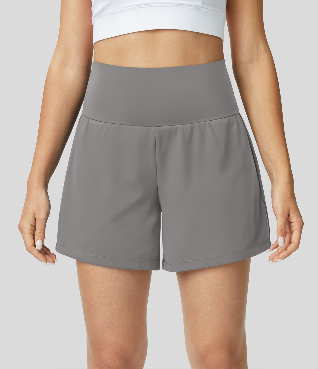 Atmungsaktiv & Schnell trocknend High-Waist Fitnessshorts Damen – Mirabella