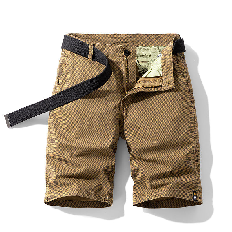 Felix – Gestreifte Retro-Baggy-Cargo-Shorts für Herren