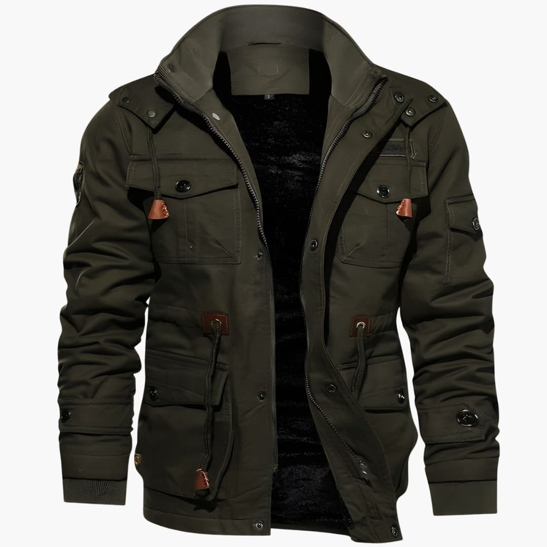 Multi-Pocket Militärjacke für Herren