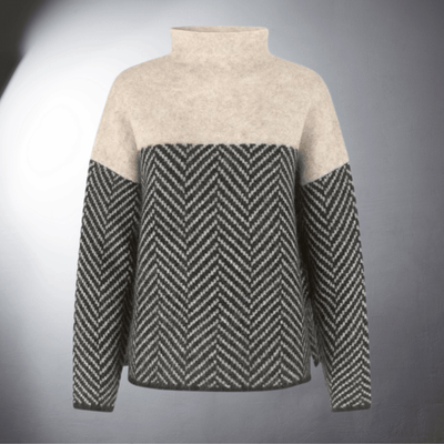 Ebba | Nachhaltiger Baumwoll-Turtleneck-Pullover