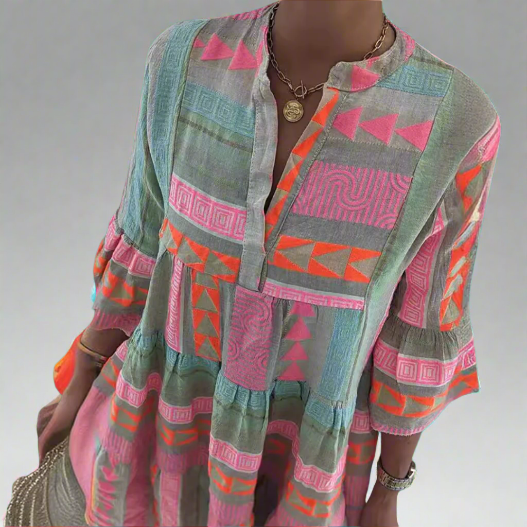 Runhild | Elegantes Midikleid aus Premium-Qualität