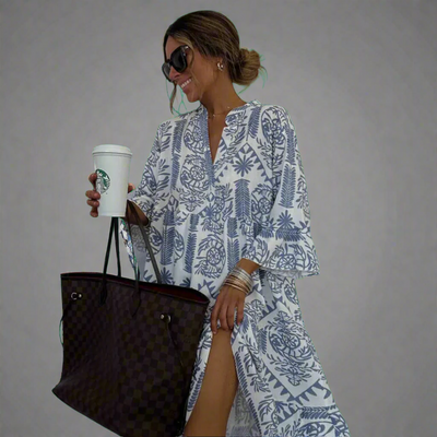 Brelindis | Modisches Druckkleid für jede Gelegenheit