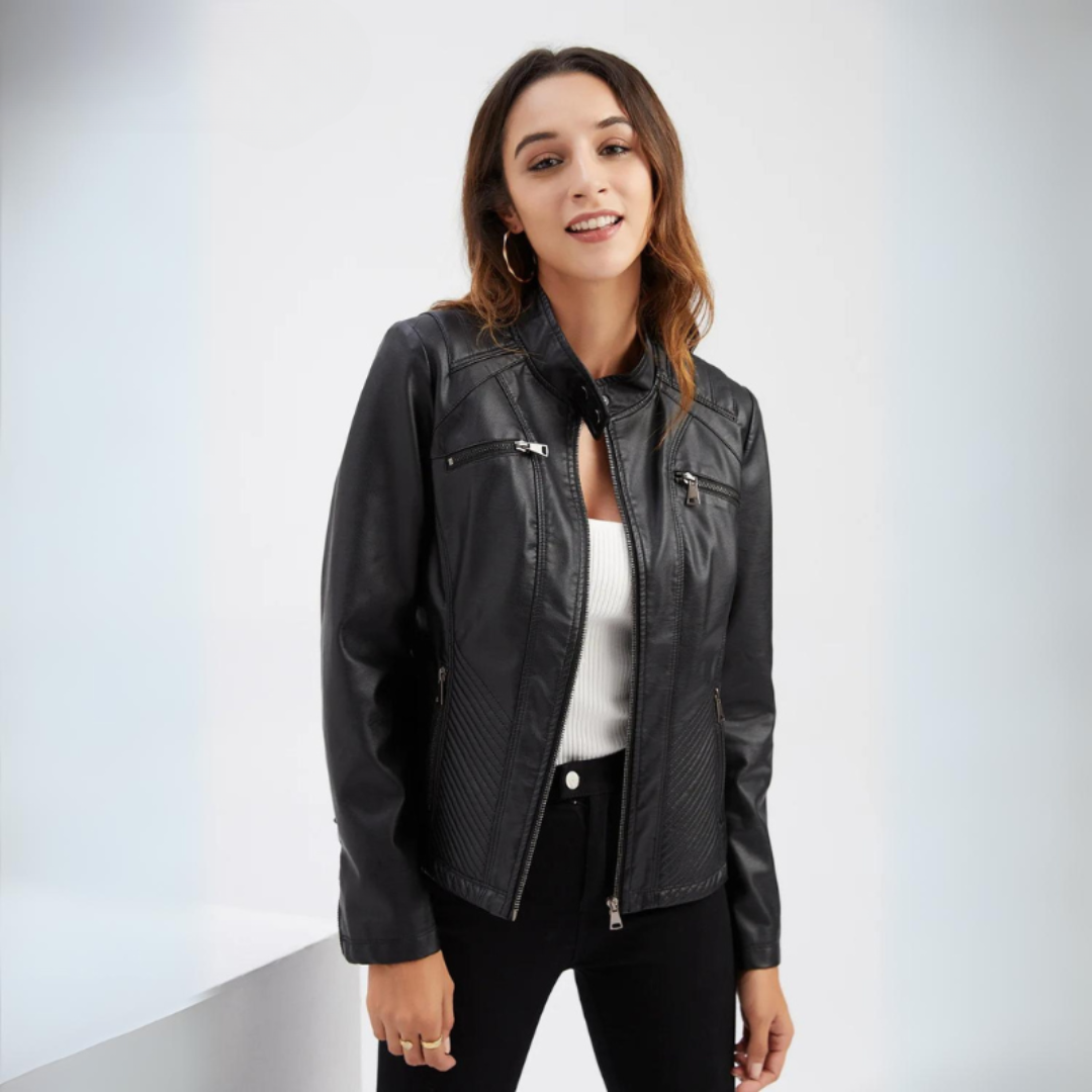 Robyn™ elegante Lederjacke