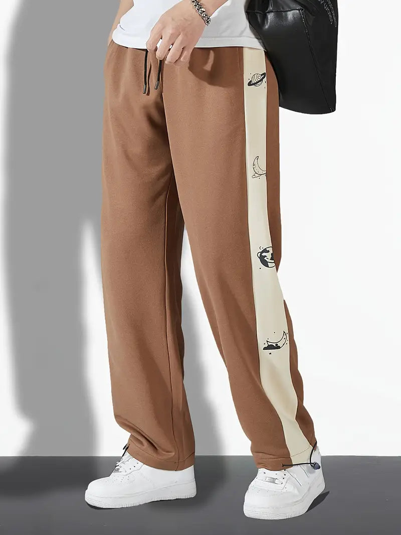 Gary - Elastische Herrenhose mit Kordelzug