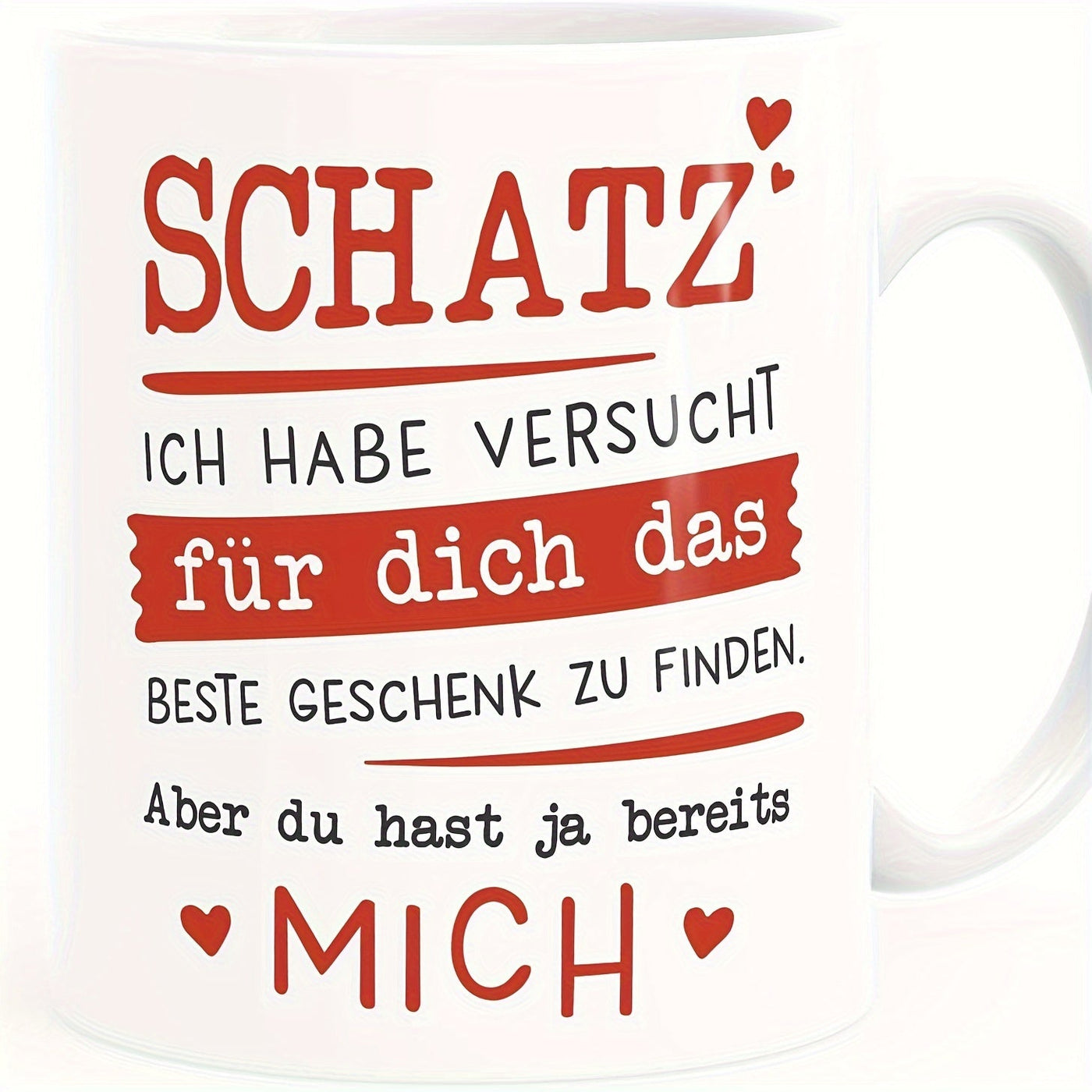 Romantische Keramik-Tasse