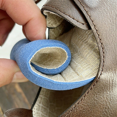 Leanne – Retro Damen Brogues mit Chunky Absatz