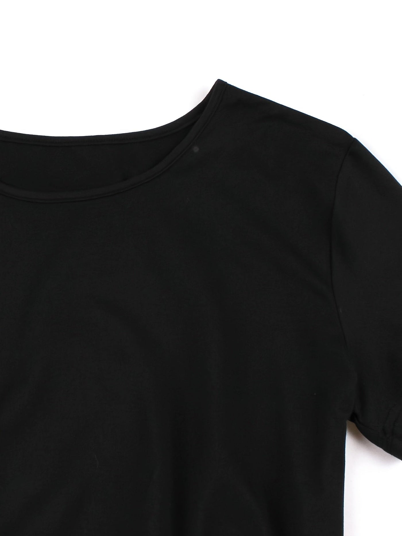 Elegantes Sommerkleid mit Blumendruck – Kurzarm, Rundhalsausschnitt, taillierter