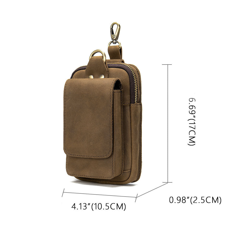 Mark – Multifunktionale Herren Gürteltasche aus Premium Veganem Leder