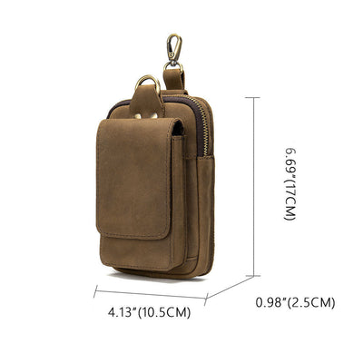Mark – Multifunktionale Herren Gürteltasche aus Premium Veganem Leder
