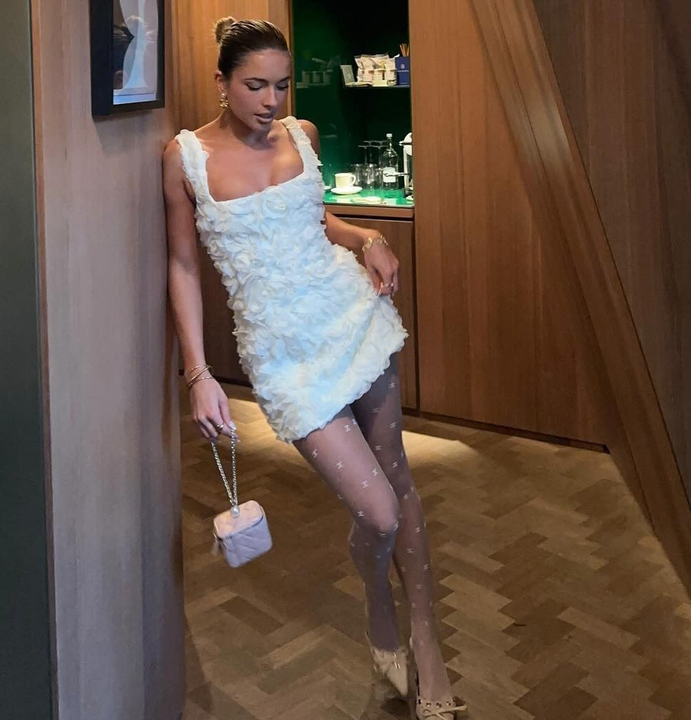 Lucy – Dreidimensionales Blumen-Trägerkleid