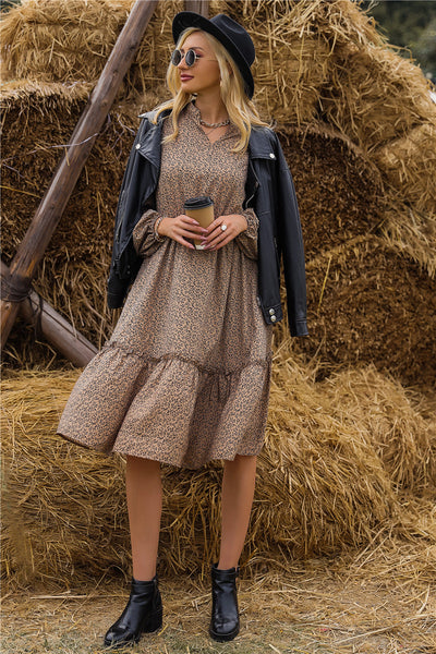 Elena - Langärmeliges Boho-Kleid