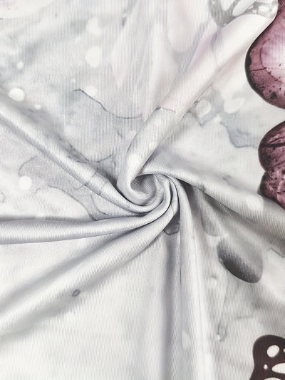 Schmetterlingsdruck Sommerkleid – Ärmellos, Rundhals, Locker & Luftig