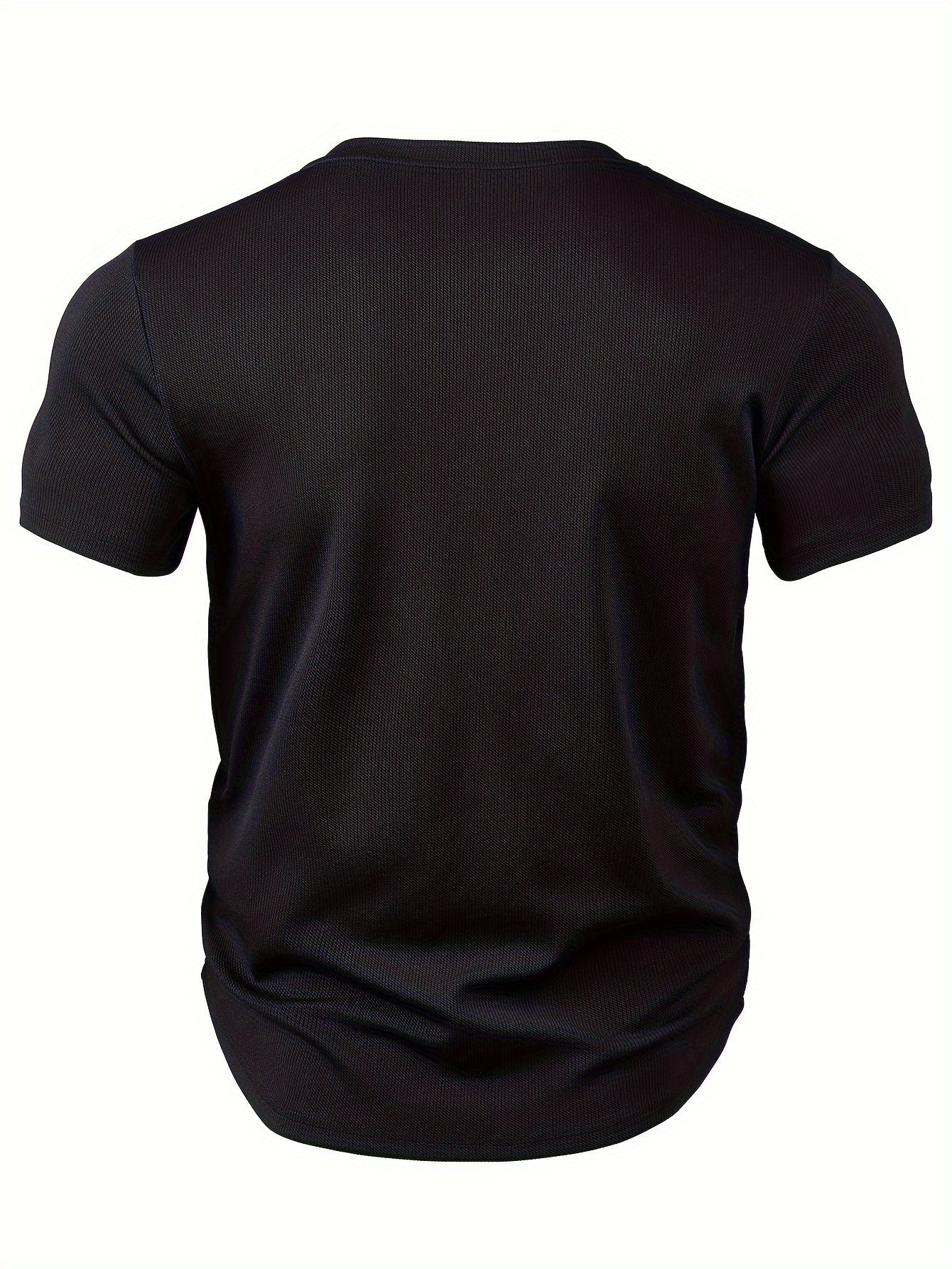 Herren T-Shirt mit tiefem V-Ausschnitt und Struktur – Rafael